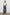 Ryan Pants with a Corded Drawstring Waist, Large Front Pockets and two Back Pockets in Classic Blue Colorway - Front Full Body View Featured on Model