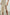 Rylee Sleeveless Ribbed Dress with a Scoop Neck, and a Fringed Asymmetrical Hemline from the Upper Thigh to the Knee in Ecru Colorway - Front View Featured on Model
