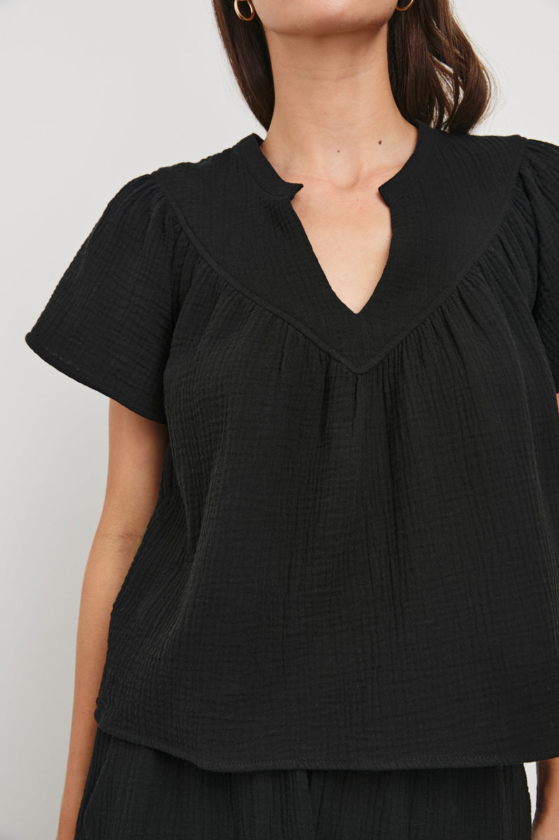 Sayer Rails SAYER SHIRT - BLACK – Rails Canada