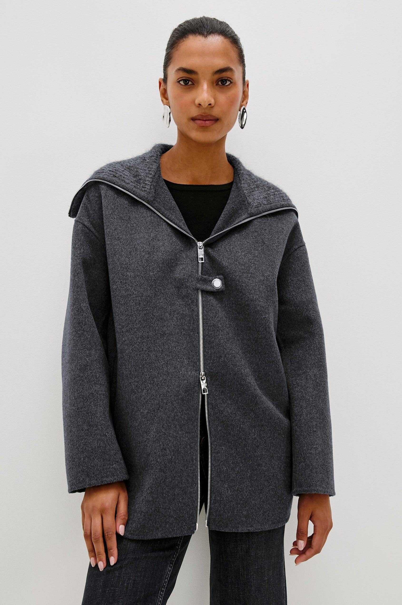 SILVES JACKET - CHARCOAL
