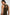Solene Sleeveless Midi Dress with a Crew Neck and a Tie Keyhole at the Back in Dark Moss Colorway - Back View Featured on Model