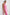 Solene Sleeveless Midi Dress with a Crew Neck and a Tie Keyhole at the Back in Malibu Pink Colorway - Side Full Body View Featured on Model