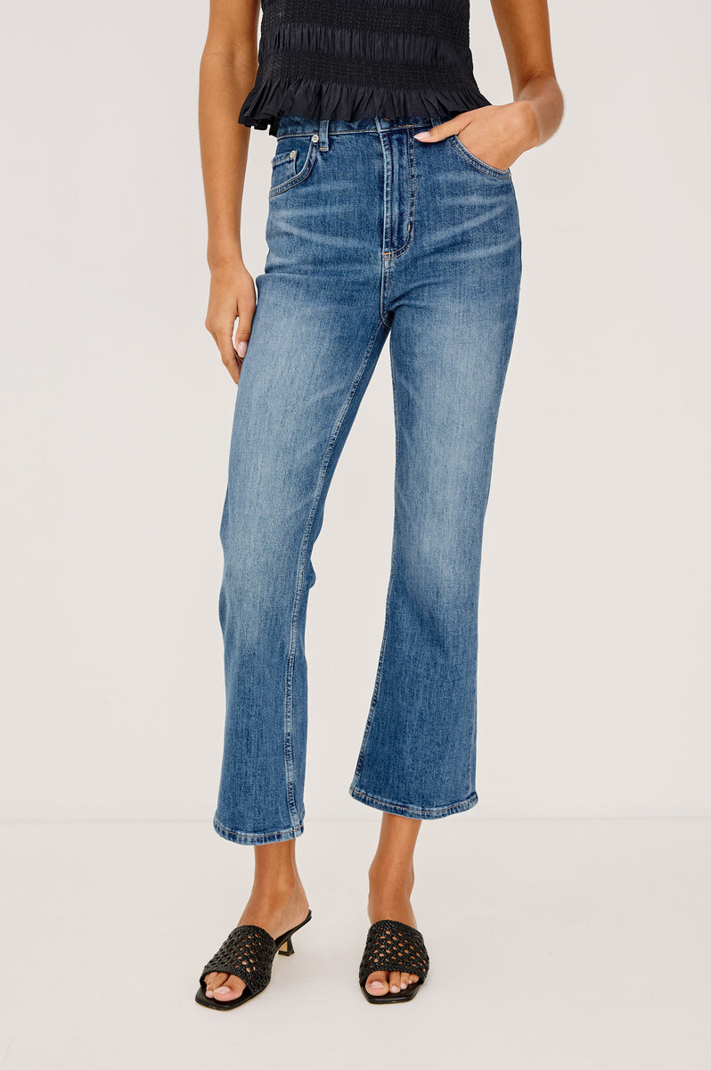 SUNSET CROP SLIM FLARE - TIDAL WAVE – Rails Canada