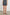 Teddy Shorts with a Drawstring Waist, Two Front Pockets and one Back Patch Pocket in Navy Ivory Stripe Colorway, horizontal stripes - Front View Featured on Model