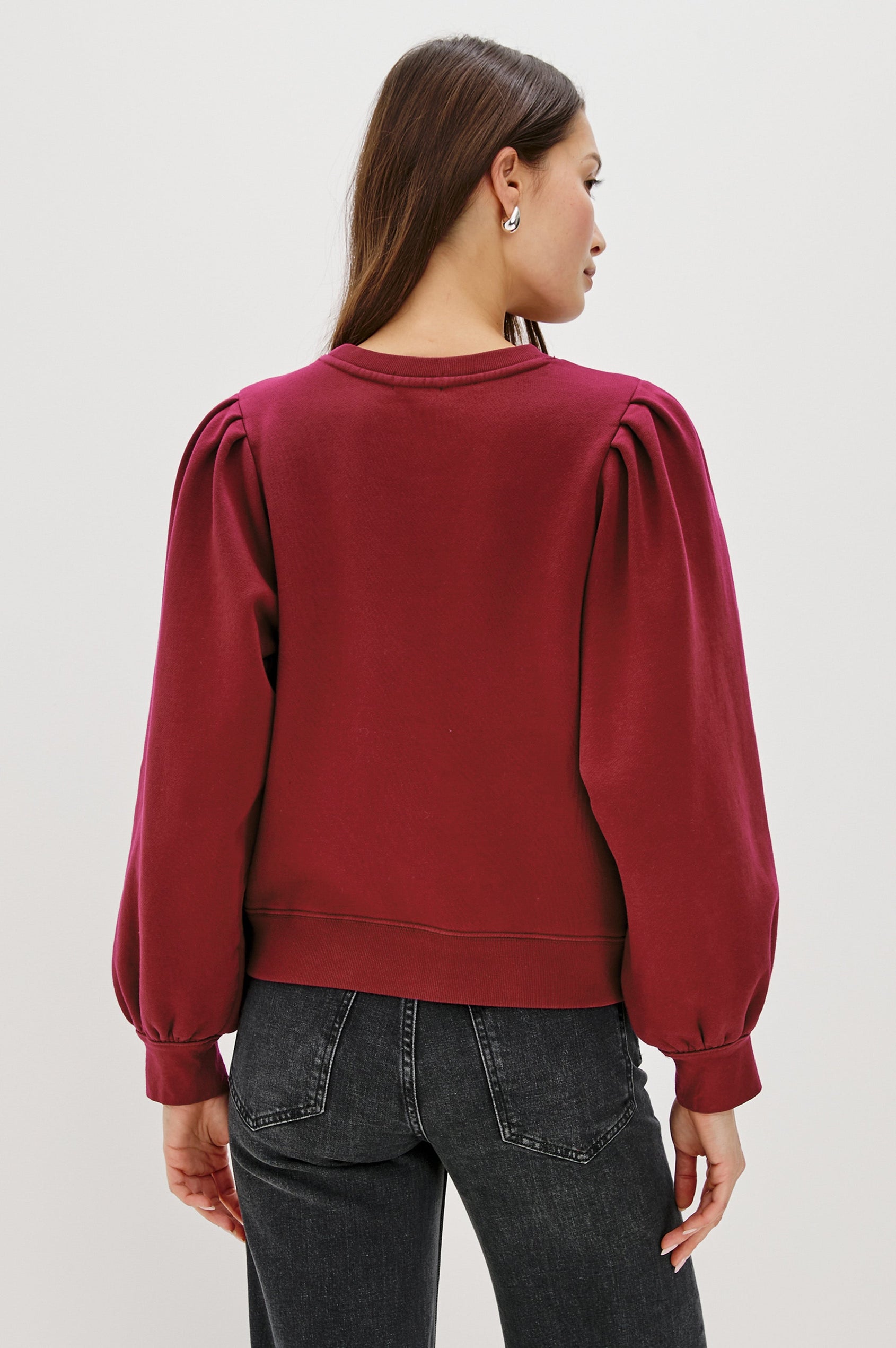 TIFFANY SWEATSHIRT - MERLOT
