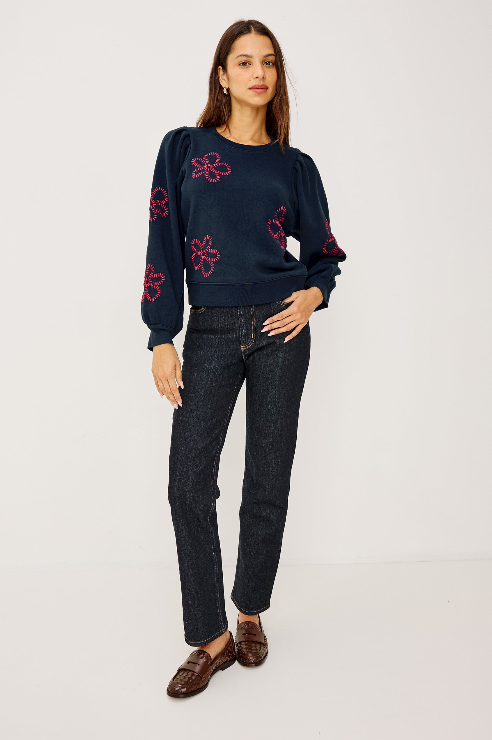 TIFFANY SWEATSHIRT - NAVY