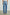 Topanga Straight Jeans with Belt Loops, Two Front Pockets plus a Coin Pocket and Two Back Patch Pockets in Baja Blue Colorway - Back View Featured on Model