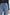Topanga Crop Straight Jeans with an Asymmetrical Crop, Belt Loops, Two Front Pockets plus a Coin Pocket and Two Back Patch Pockets in Pure Indigo Colorway - Front View Featured on Model