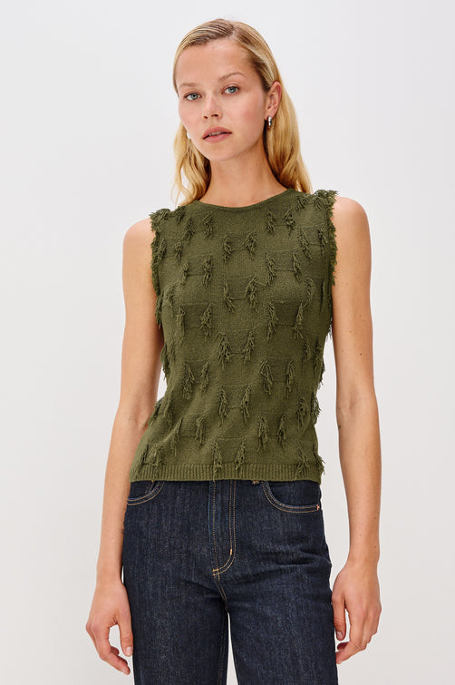 VIDANA TOP - OLIVE