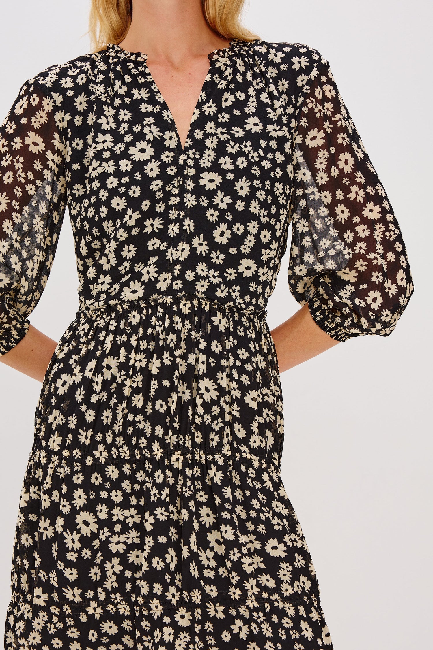 YOLANI DRESS - SUN DAISIES