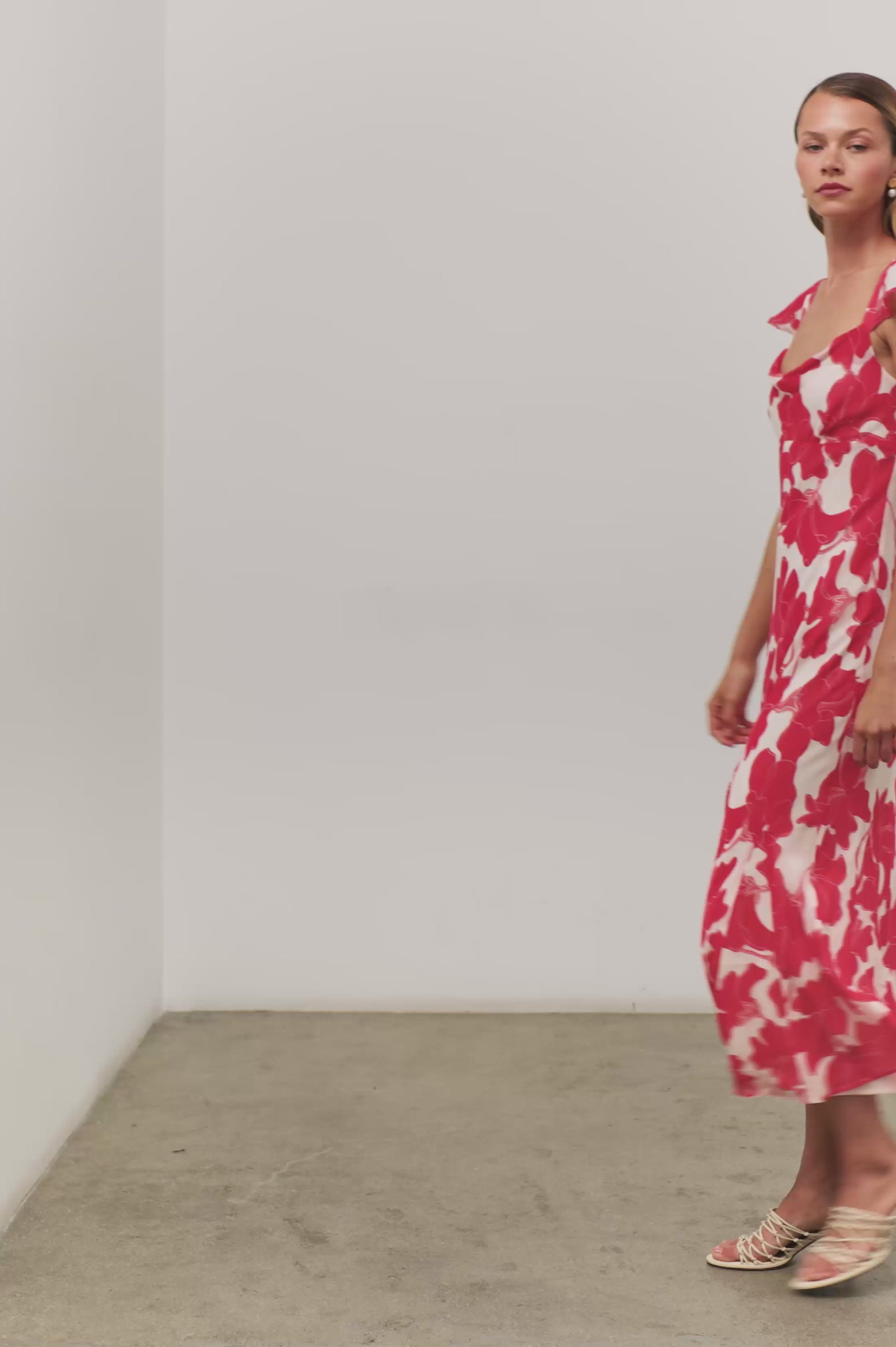 MARIGOLD DRESS - SCARLET HIBISCUS